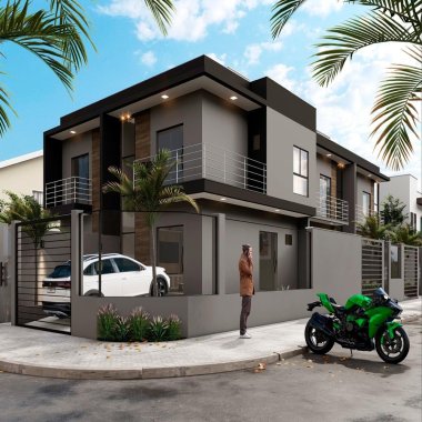 Sobrado de 80m² com 1 suíte + 1 Dormitório bairro São Vicente